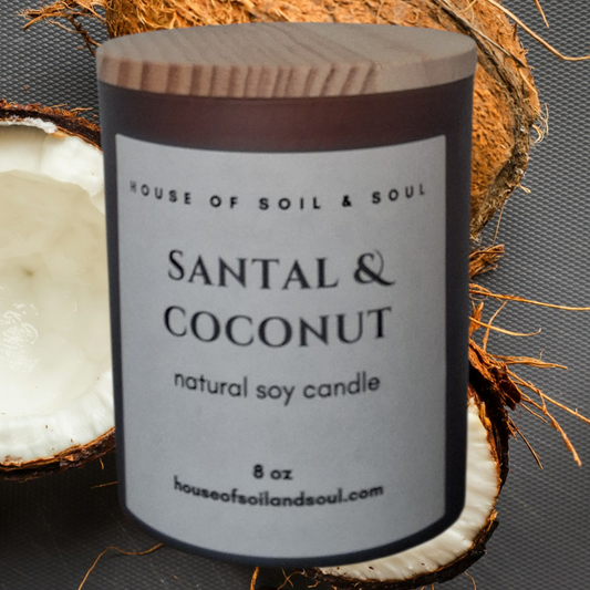 Santal & Coconut Natural Soy Candle