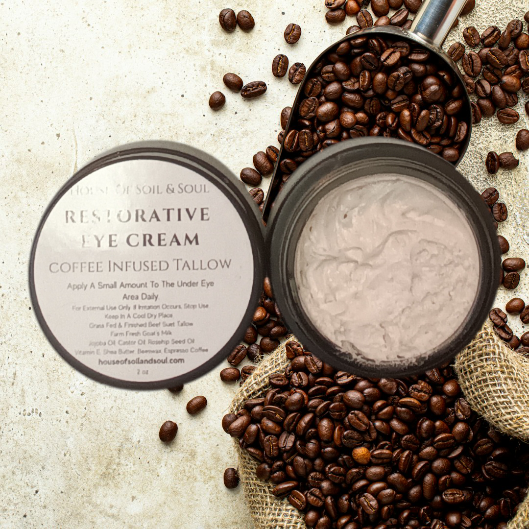 Coffee Infused Tallow Eye Cream