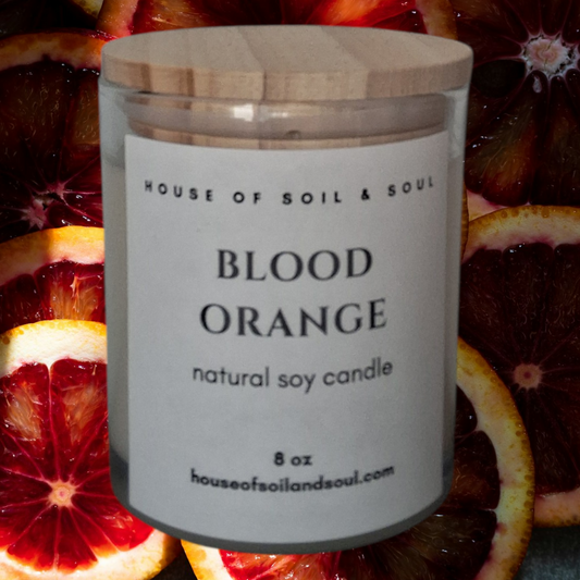 Blood Orange Natural Soy Candle