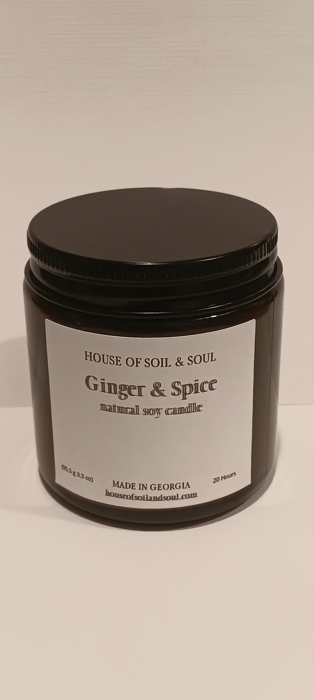 Ginger & Spice Natural Soy Candle