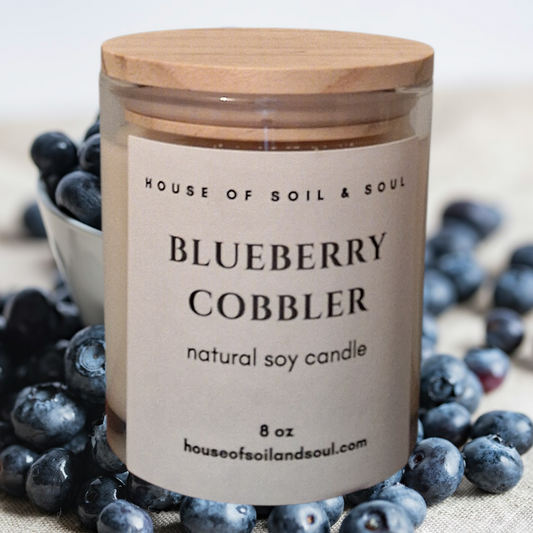 Blueberry Cobbler Natural Soy Candle
